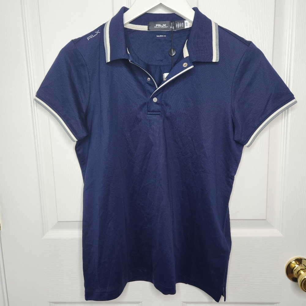 RLX Ralph Lauren Sport Navy Polo Shirt NBC 2024 Paris Olympics NWT Size Small